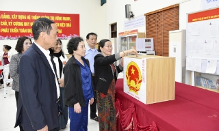 Bắc Ninh: 68 xã, phường cử tri đi bầu cử đạt hơn 99%, trong đó 19 đơn vị đạt 100% 